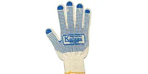 Перчатки х/б с ПВХ покрытием "Капкан", 63 гр.