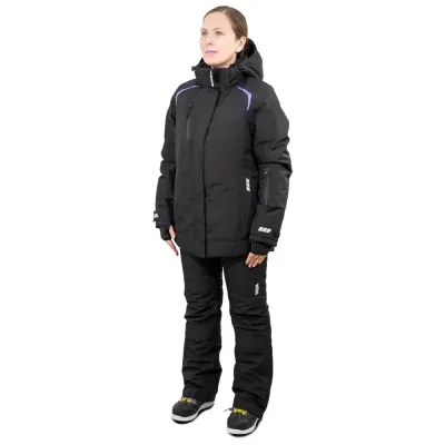 Зимний женский костюм Brodeks KW 208 + KW 405, чёрный