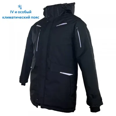Парка мужская зимняя Brodeks KW 215, черный