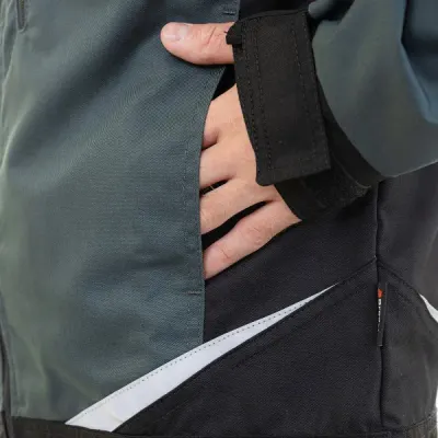 Куртка мужская летняя Brodeks KS 202, хвойный/черный