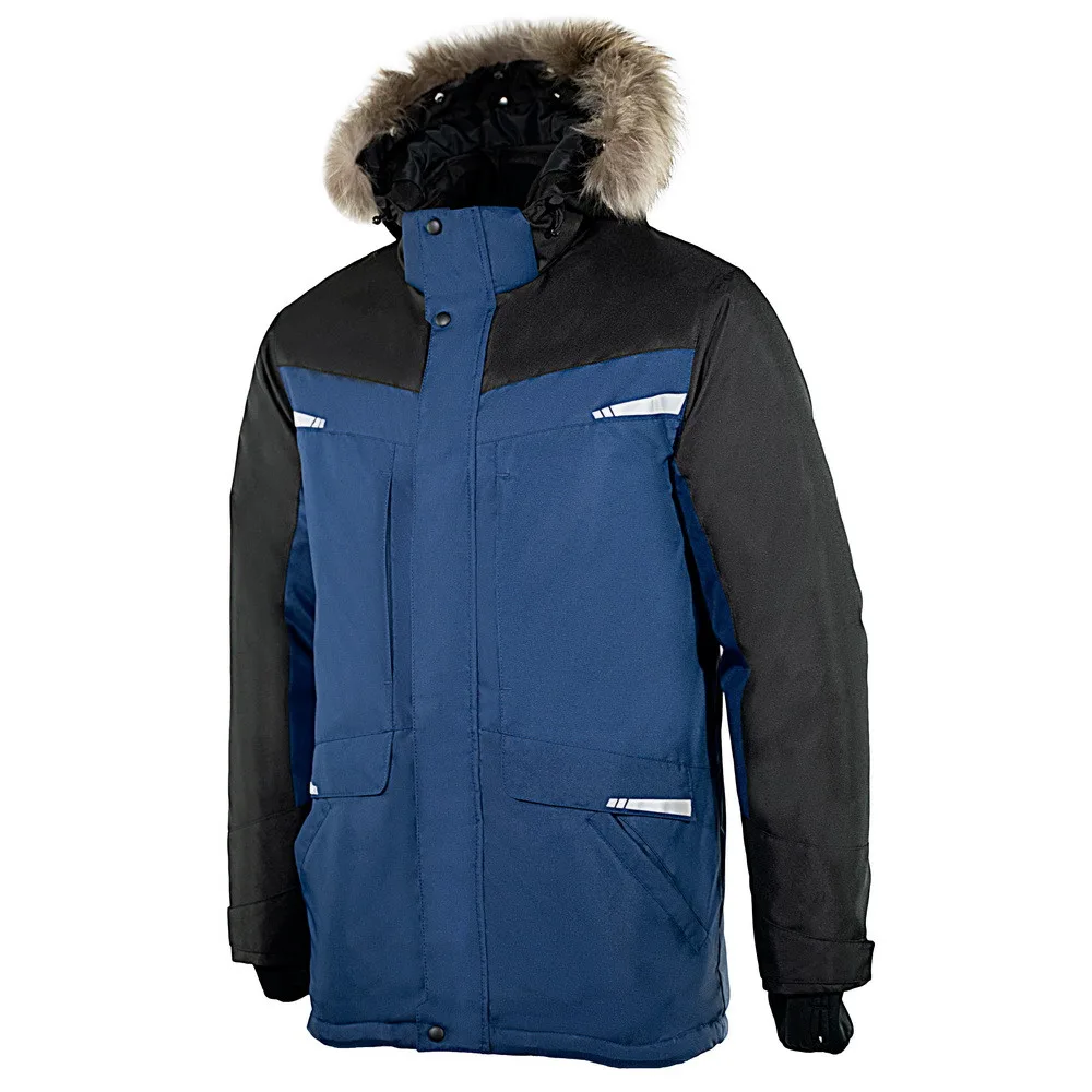 Парка мужская зимняя Brodeks KW 205 PLUS, синий/черный