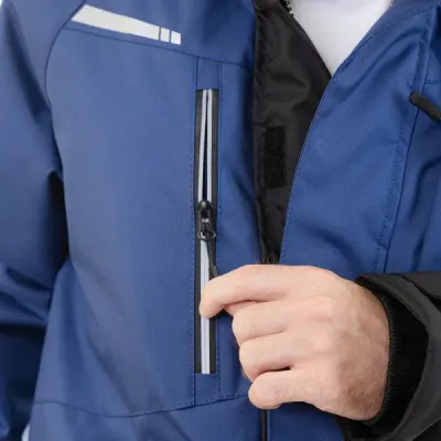 Парка мужская зимняя Brodeks KW 215, синий