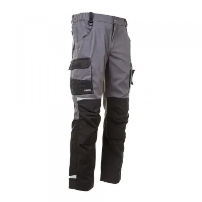 Брюки мужские летние Brodeks KS 302, серый/черный