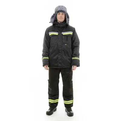 Зимний рабочий костюм Brodeks KW 601, черный