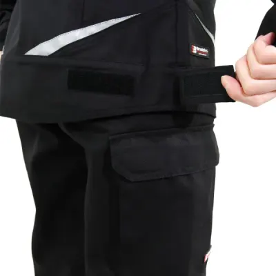 Женский рабочий костюм Brodeks KS 228 + KS 328, черный