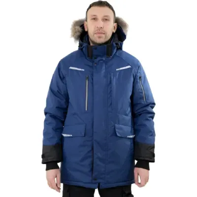 Парка мужская зимняя Brodeks KW 215 plus, синий