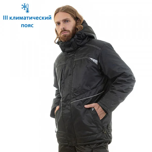 Куртка мужская зимняя Brodeks KW 206, черный
