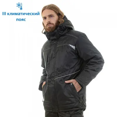 Куртка мужская зимняя Brodeks KW 206, черный