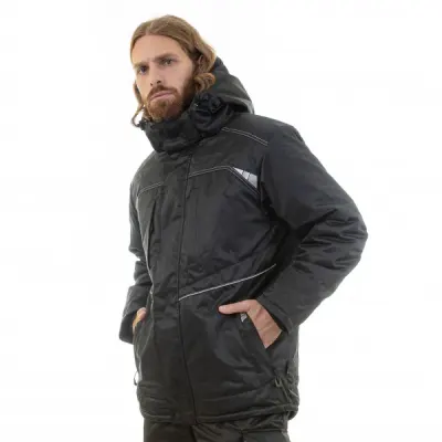 Куртка мужская зимняя Brodeks KW 206, черный