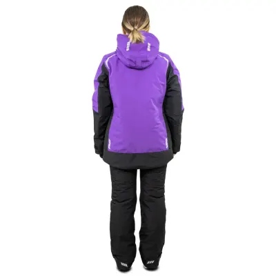 Зимний женский костюм Brodeks KW 208, сиреневый/чёрный + KW 405