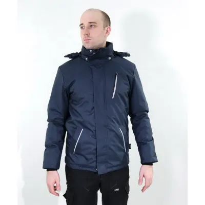 Куртка мужская зимняя Brodeks KW 210, темно-синий