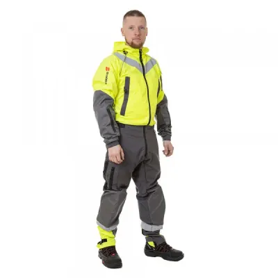 Комбинезон BRODEKS KS 503, желтый/серый