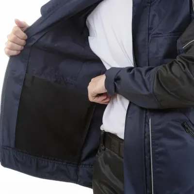Куртка мужская летняя Brodeks KS 203, синий/черный