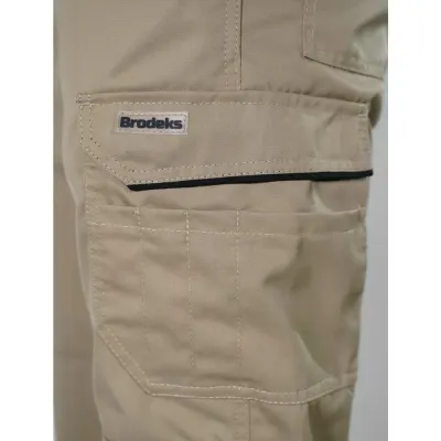 Брюки мужские летние Brodeks KS 301, бежевый