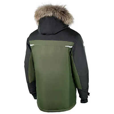 Парка мужская зимняя Brodeks KW 205 PLUS, хаки/черный
