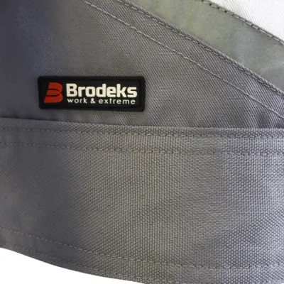 Куртка мужская летняя Brodeks KS 202, белый/серый