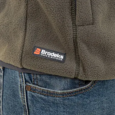 Толстовка флисовая Brodeks KS 211, хаки
