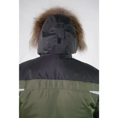 Парка мужская зимняя Brodeks KW 205 PLUS, хаки/черный