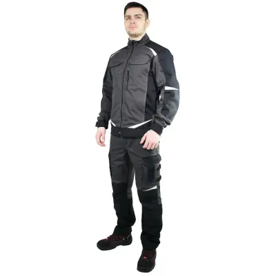 Куртка мужская летняя Brodeks KS 202 C, серый (100% хлопок!)