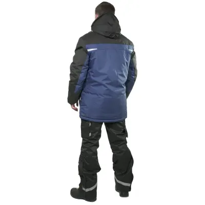 Парка мужская зимняя Brodeks KW 205, синий/черный