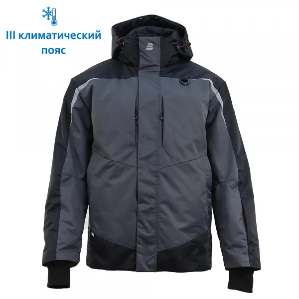 Зимняя рабочая куртка KW 231, серый/черный