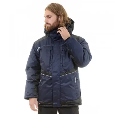 Куртка мужская зимняя Brodeks KW 206, синий/черный