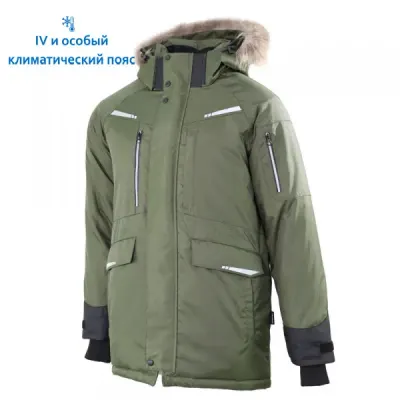 Парка мужская зимняя Brodeks KW 215 plus, хаки