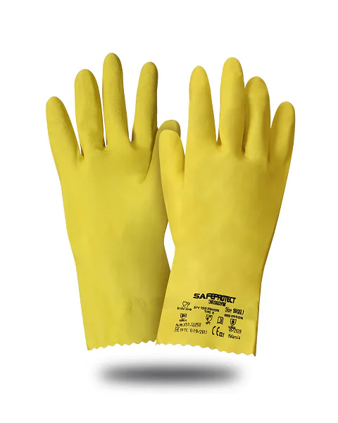 Перчатки ЭКОХОУМ Safeprotect® (латекс, хлопк.слой, толщ.0,40мм, дл.300мм)