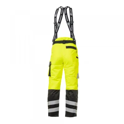 Зимние сигнальные брюки Brodeks KW 308, черный/желтый