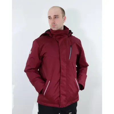 Куртка мужская зимняя Brodeks KW 210, темно-красный