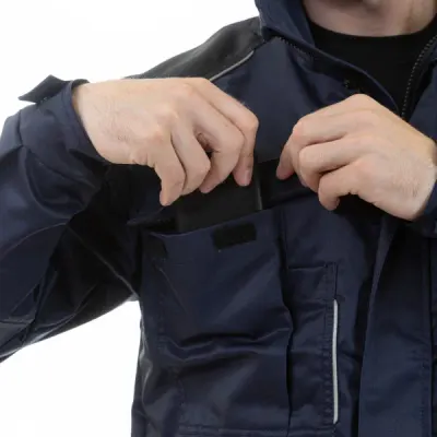 Куртка мужская летняя Brodeks KS 203, синий/черный