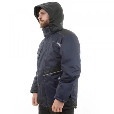 Куртка мужская зимняя Brodeks KW 206, синий/черный