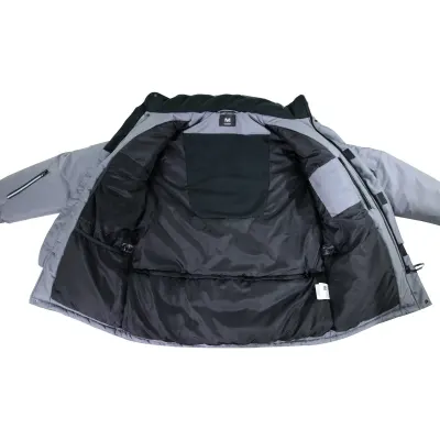 Куртка - парка мужская зимняя Brodeks KW 204 PLUS, серый