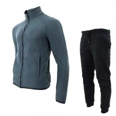 Костюм флисовый BRODEKS KS 211+KS 307 хвойный/черный