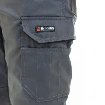 Брюки мужские летние Brodeks KS 301, серый