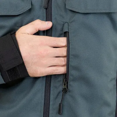 Куртка мужская летняя Brodeks KS 202, хвойный/черный