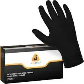 Перчатки однораз Jeta Safety нитриловые черные