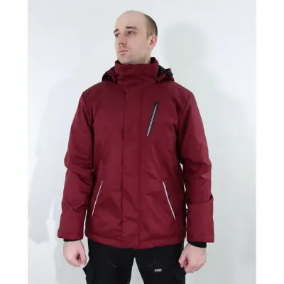 Куртка мужская зимняя Brodeks KW 210, темно-красный
