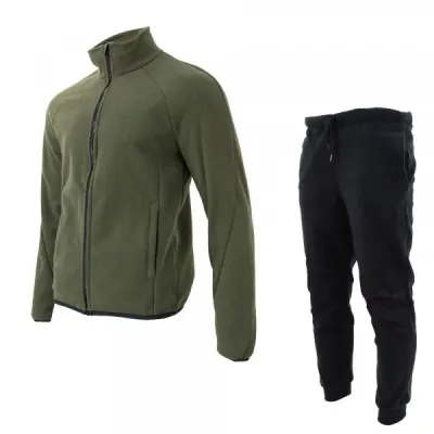 Костюм флисовый BRODEKS KS 211+KS 307 хаки/черный