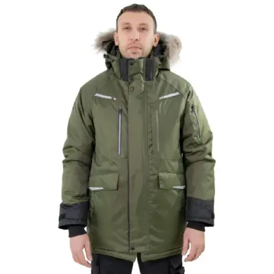 Парка мужская зимняя Brodeks KW 215 plus, хаки