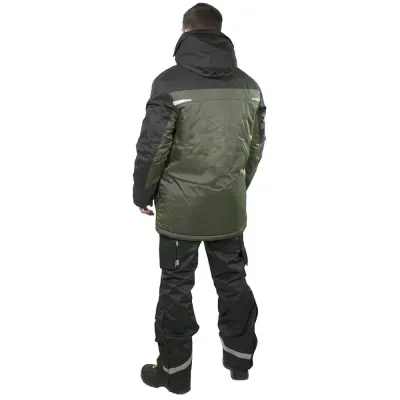 Парка мужская зимняя Brodeks KW 205, хаки/черный