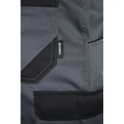 Брюки мужские летние Brodeks KS 302, серый/черный