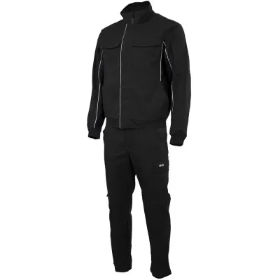 Летний рабочий костюм Brodeks KS 201, черный + KS 301