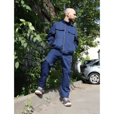 Брюки мужские летние Brodeks KS 301, синий