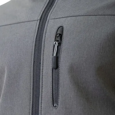 Куртка Brodeks KS 237 софтшел, серый меланж