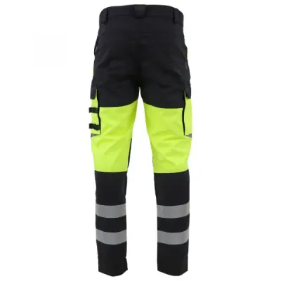 Сигнальные брюки Brodeks KS 309, желтый/черный
