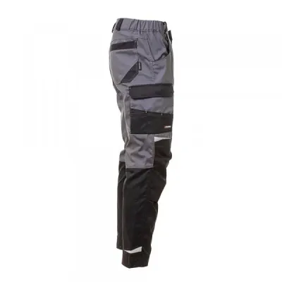 Брюки мужские летние Brodeks KS 302, серый/черный
