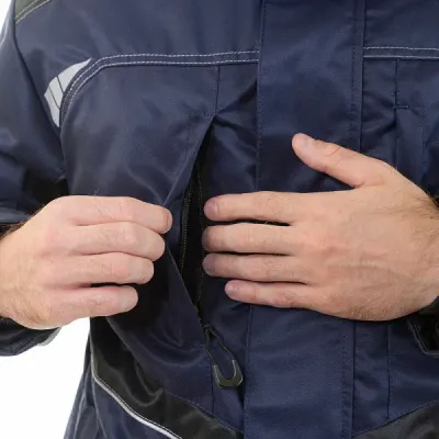 Куртка мужская зимняя Brodeks KW 206, синий/черный