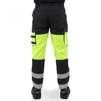 Сигнальные брюки Brodeks KS 309, желтый/черный