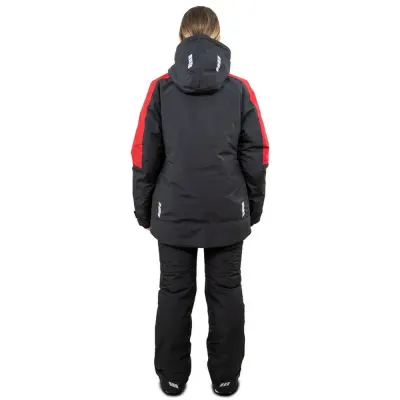 Зимний женский костюм Brodeks KW 208, чёрный/красный + KW 405